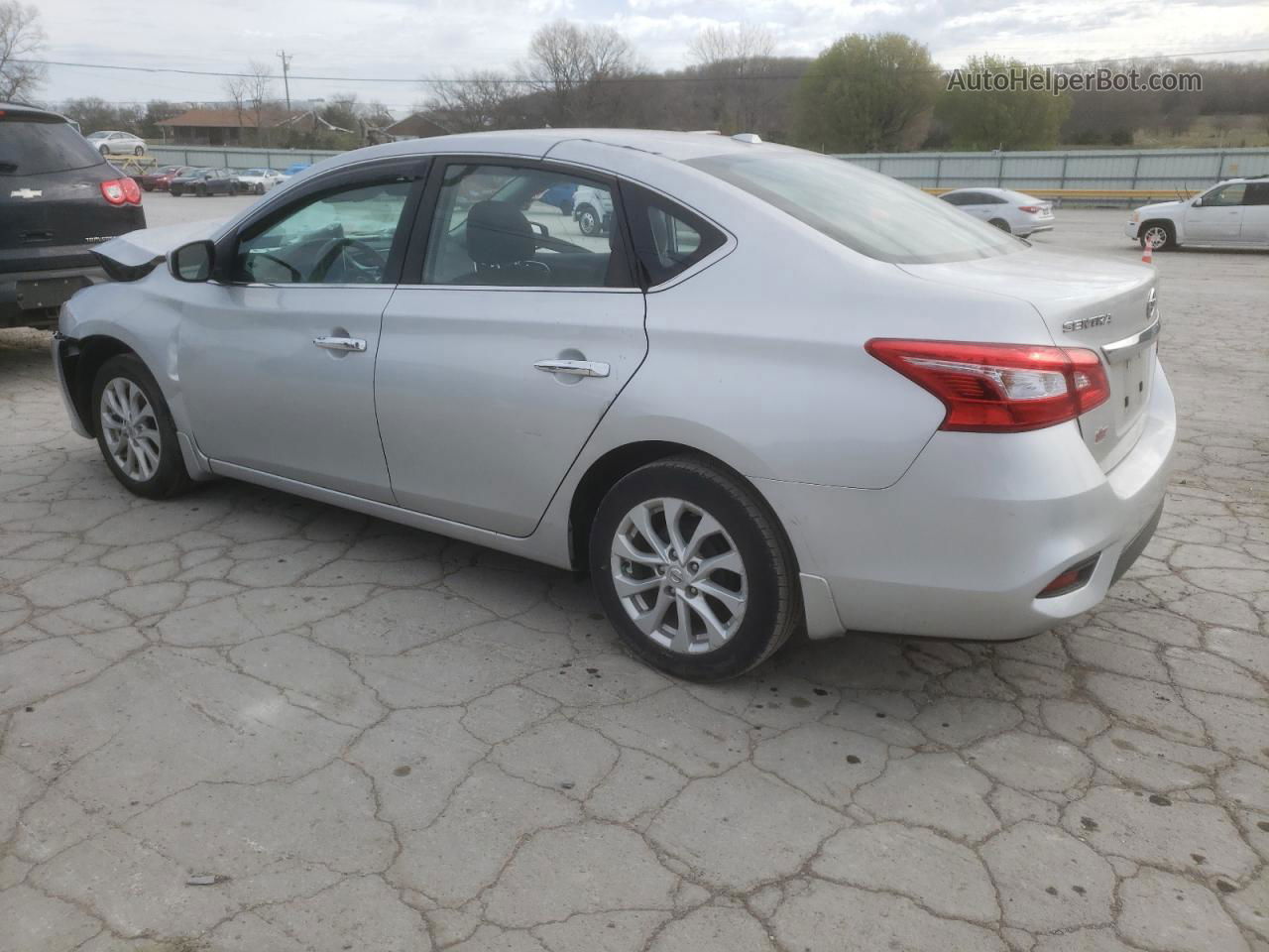 2018 Nissan Sentra S Silver vin: 3N1AB7AP1JY309747