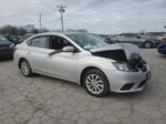 2018 Nissan Sentra S Серебряный vin: 3N1AB7AP1JY309747