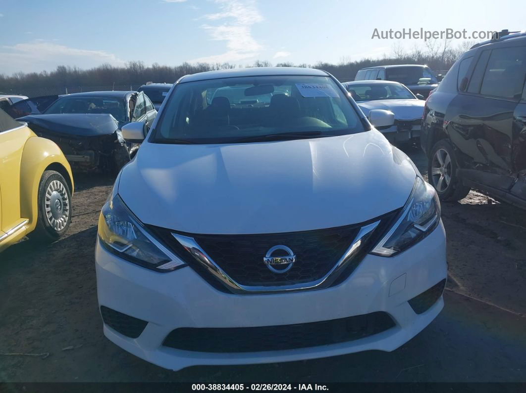 2018 Nissan Sentra S White vin: 3N1AB7AP1JY322823