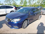 2018 Nissan Sentra S Blue vin: 3N1AB7AP1JY325656