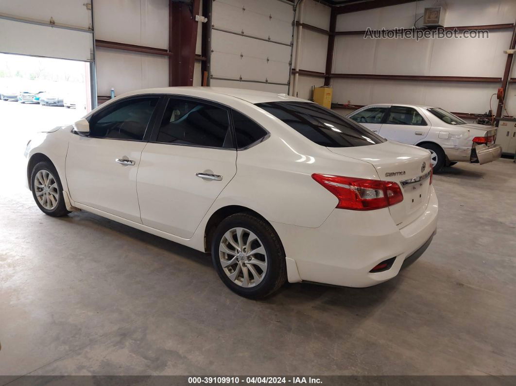 2019 Nissan Sentra Sv White vin: 3N1AB7AP1KL606838