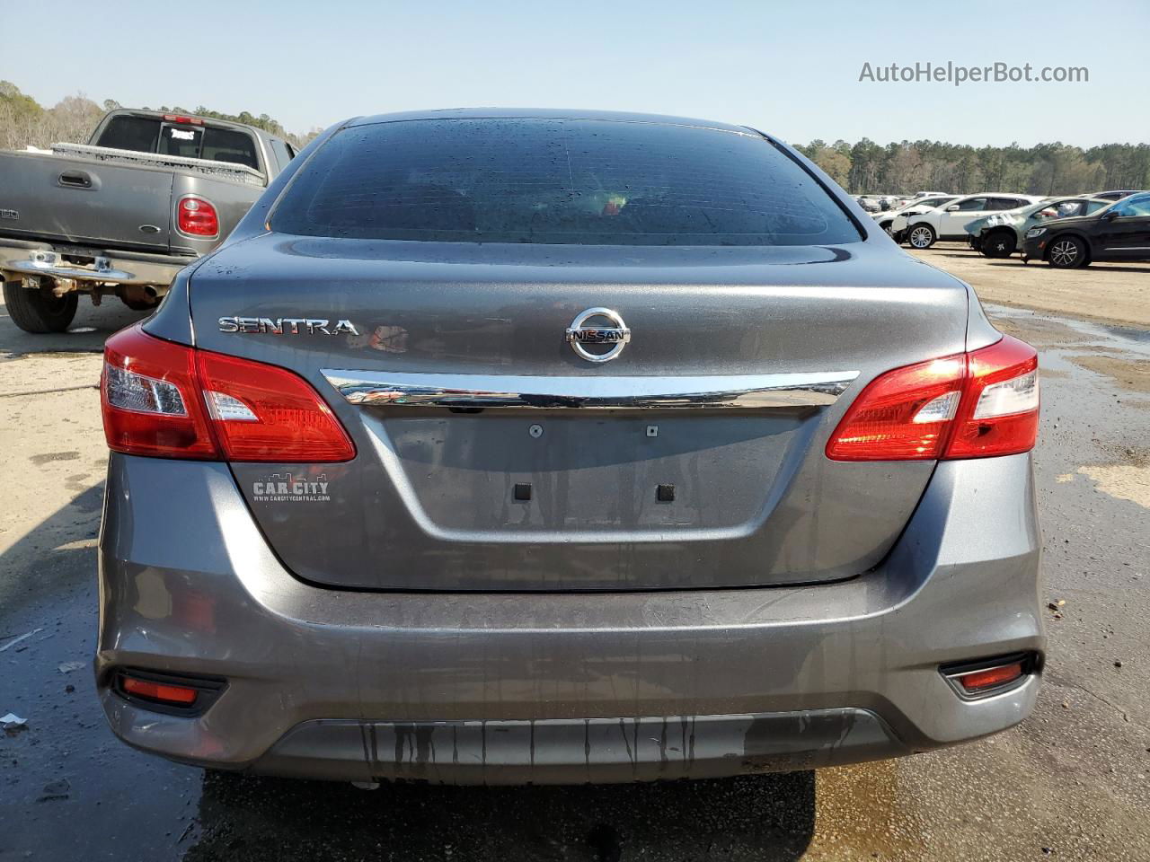 2019 Nissan Sentra S Gray vin: 3N1AB7AP1KY210556