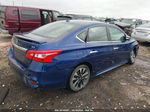 2019 Nissan Sentra Sr Blue vin: 3N1AB7AP1KY222609