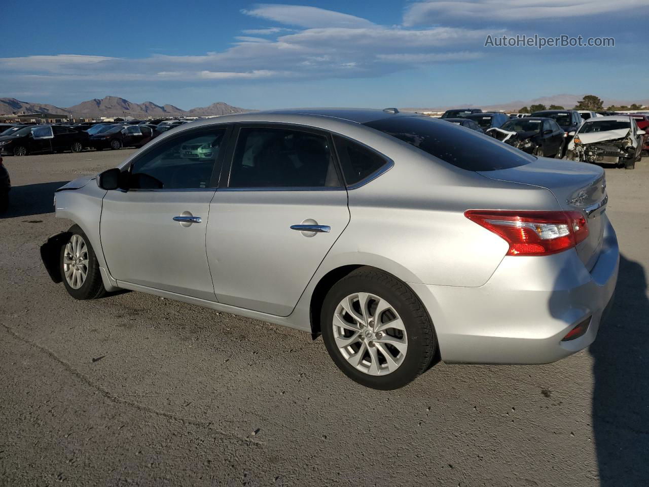 2019 Nissan Sentra S Silver vin: 3N1AB7AP1KY238650