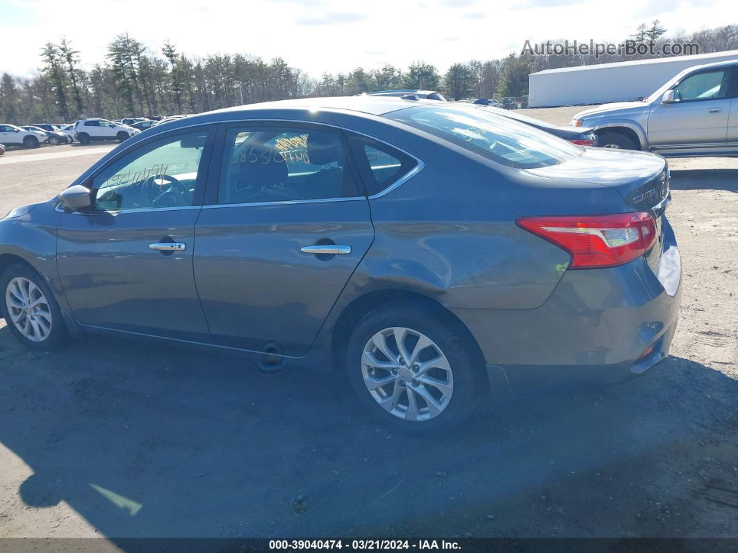 2019 Nissan Sentra Sv Gray vin: 3N1AB7AP1KY239524