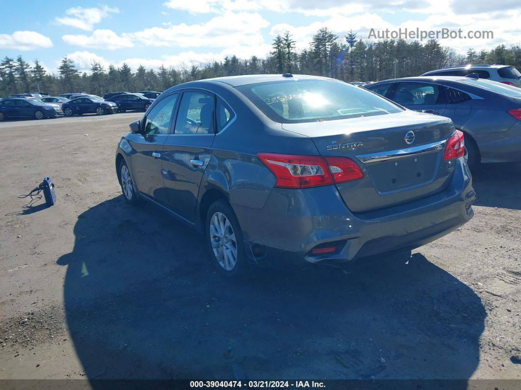 2019 Nissan Sentra Sv Gray vin: 3N1AB7AP1KY239524