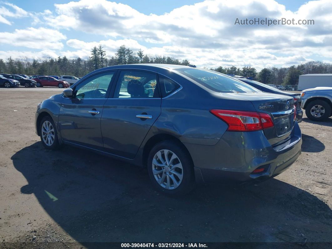 2019 Nissan Sentra Sv Gray vin: 3N1AB7AP1KY239524