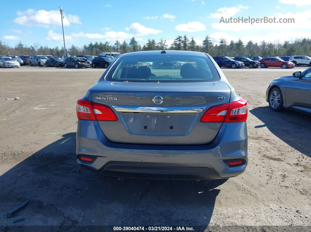 2019 Nissan Sentra Sv Gray vin: 3N1AB7AP1KY239524