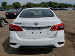 2019 Nissan Sentra S White vin: 3N1AB7AP1KY244254