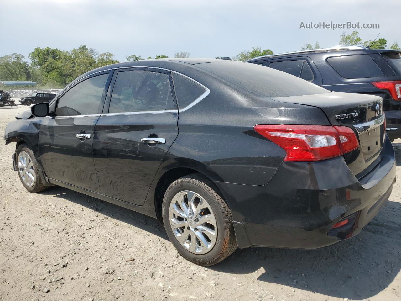 2019 Nissan Sentra S Black vin: 3N1AB7AP1KY261460