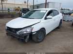 2019 Nissan Sentra S White vin: 3N1AB7AP1KY274953