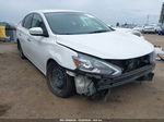 2019 Nissan Sentra S White vin: 3N1AB7AP1KY274953