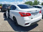 2019 Nissan Sentra S/sl/sr/sv White vin: 3N1AB7AP1KY280557