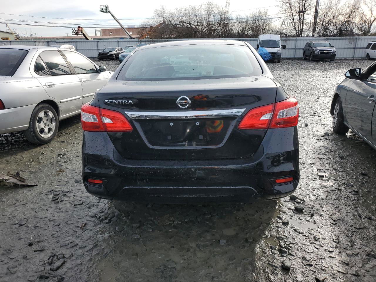 2019 Nissan Sentra S Black vin: 3N1AB7AP1KY281496