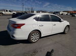 2019 Nissan Sentra S White vin: 3N1AB7AP1KY282521