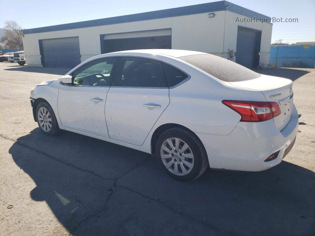 2019 Nissan Sentra S White vin: 3N1AB7AP1KY282521