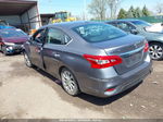 2019 Nissan Sentra Sv Gray vin: 3N1AB7AP1KY285242