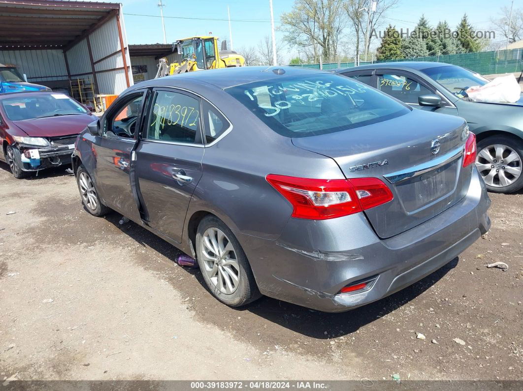 2019 Nissan Sentra Sv Gray vin: 3N1AB7AP1KY285242