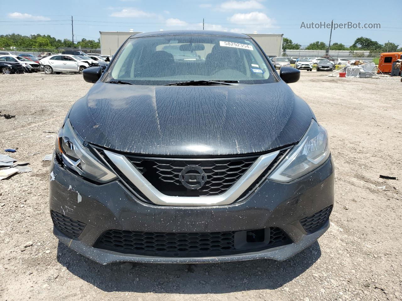 2019 Nissan Sentra S Черный vin: 3N1AB7AP1KY297262