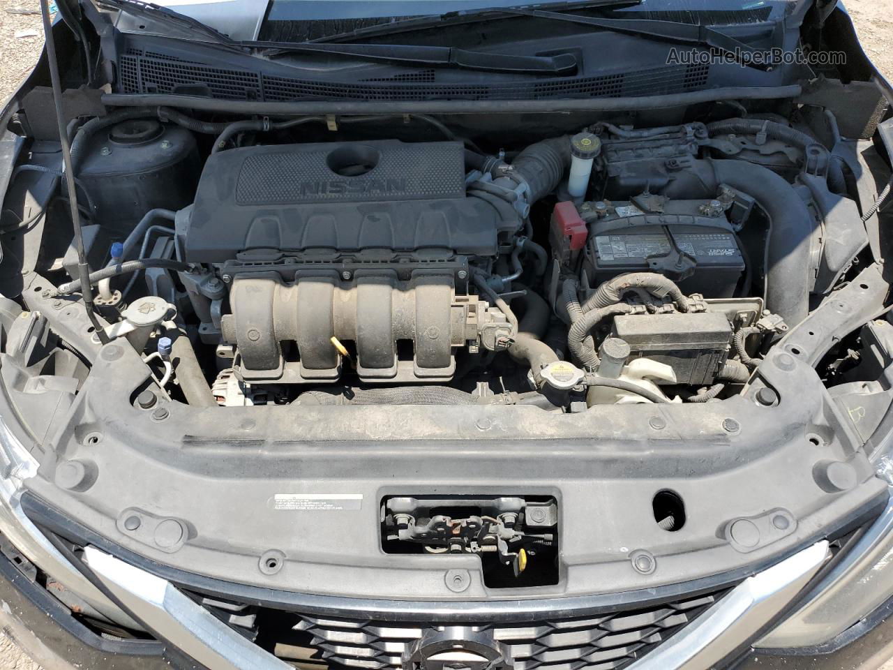 2019 Nissan Sentra S Черный vin: 3N1AB7AP1KY297262