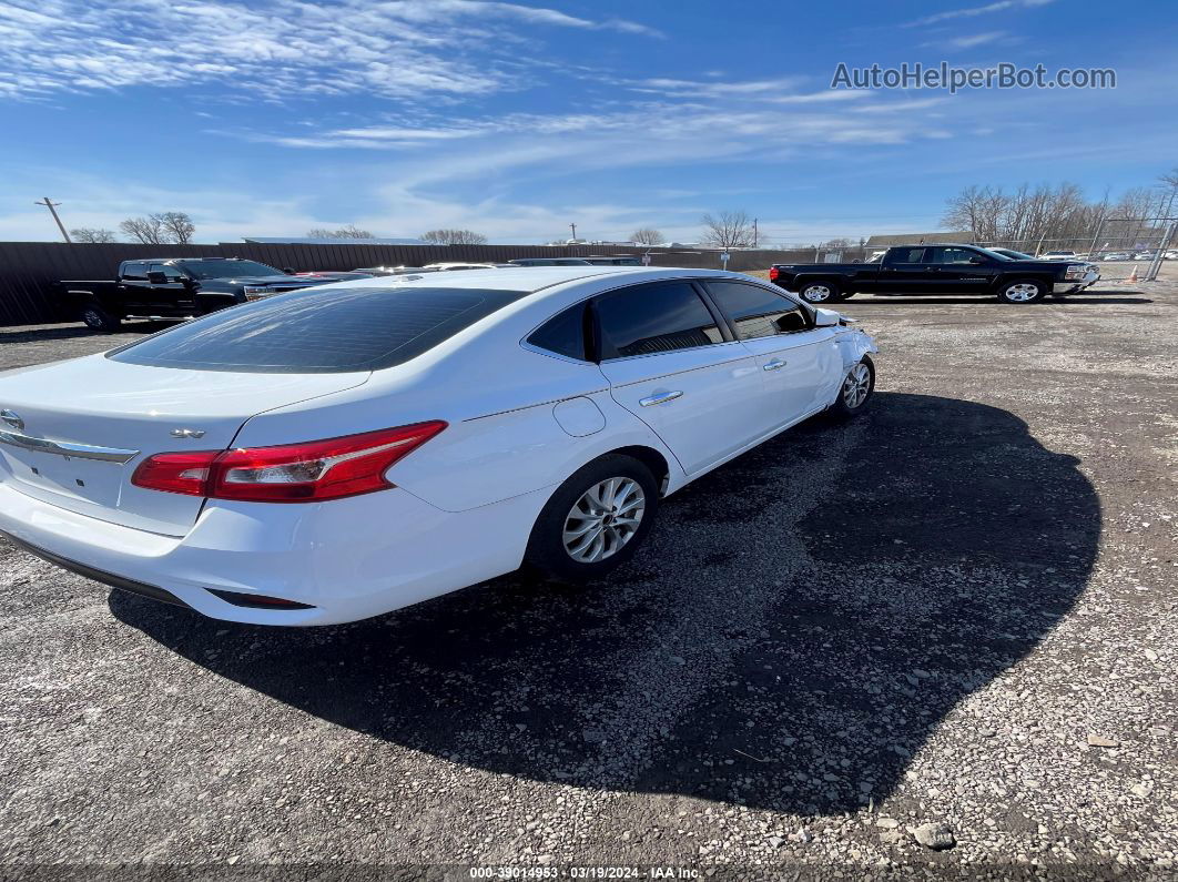 2019 Nissan Sentra Sv White vin: 3N1AB7AP1KY303853