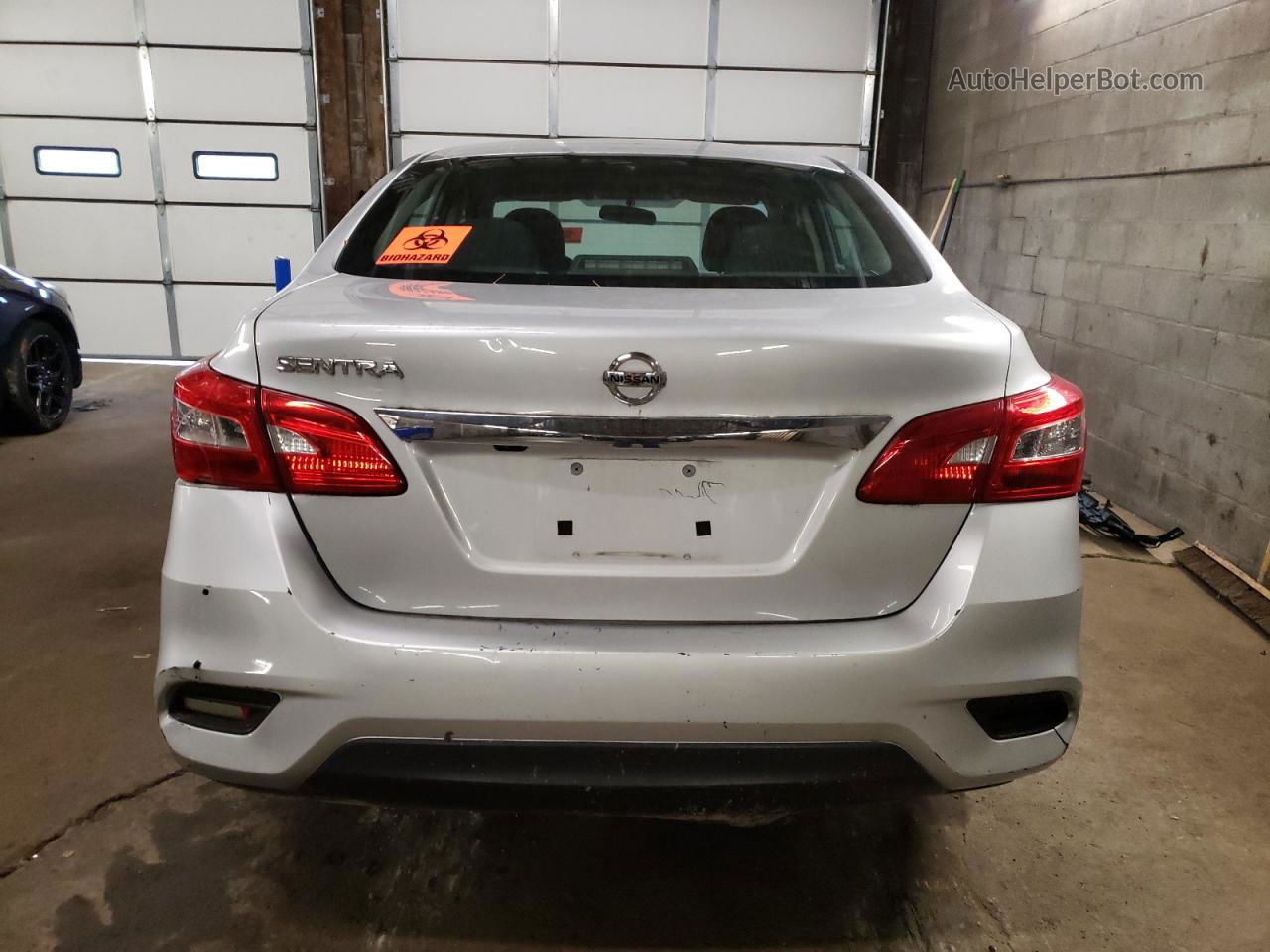 2019 Nissan Sentra S Silver vin: 3N1AB7AP1KY304954