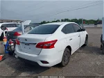 2019 Nissan Sentra S White vin: 3N1AB7AP1KY308986