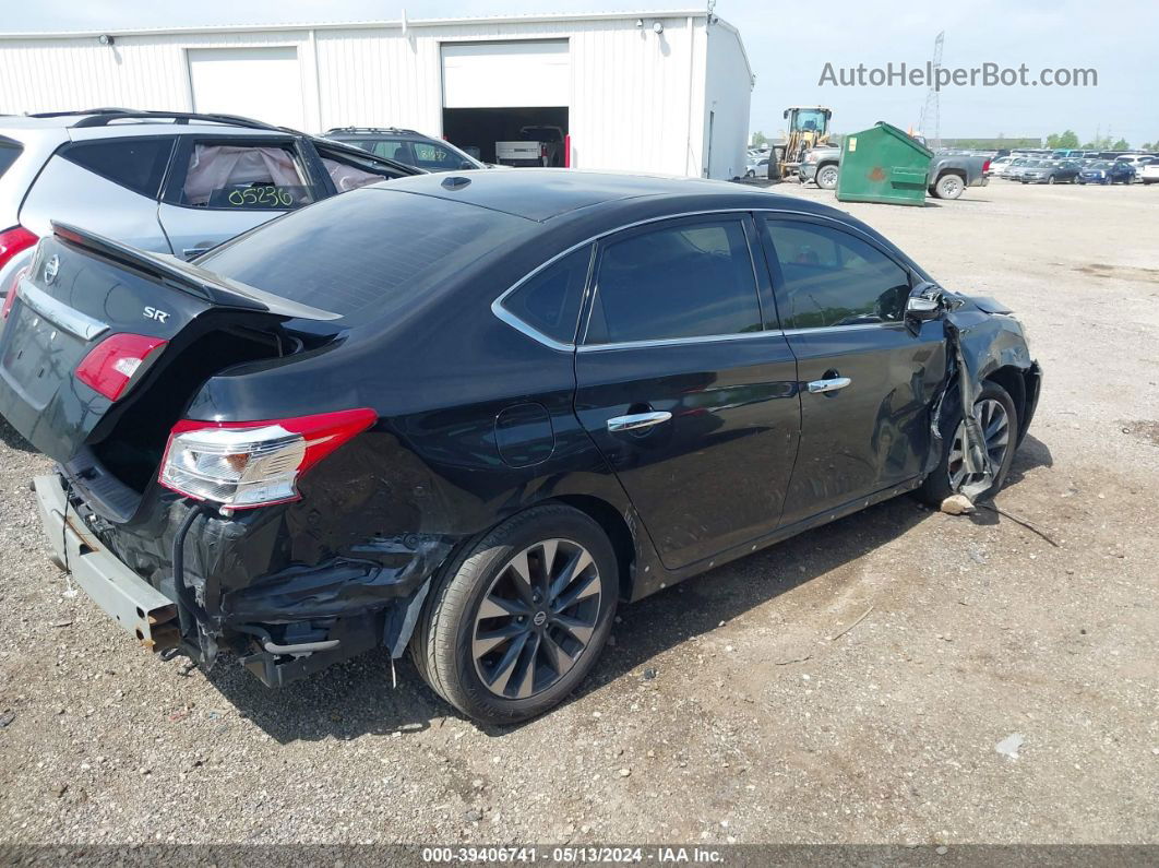 2019 Nissan Sentra Sr Черный vin: 3N1AB7AP1KY314030