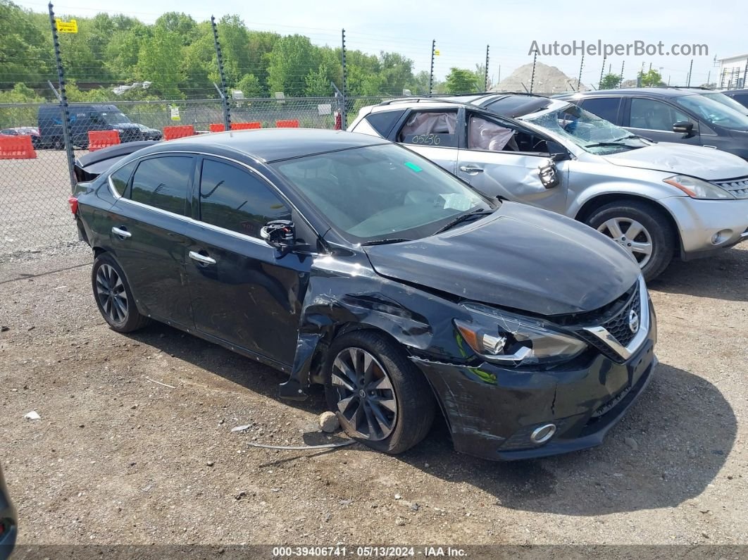 2019 Nissan Sentra Sr Black vin: 3N1AB7AP1KY314030