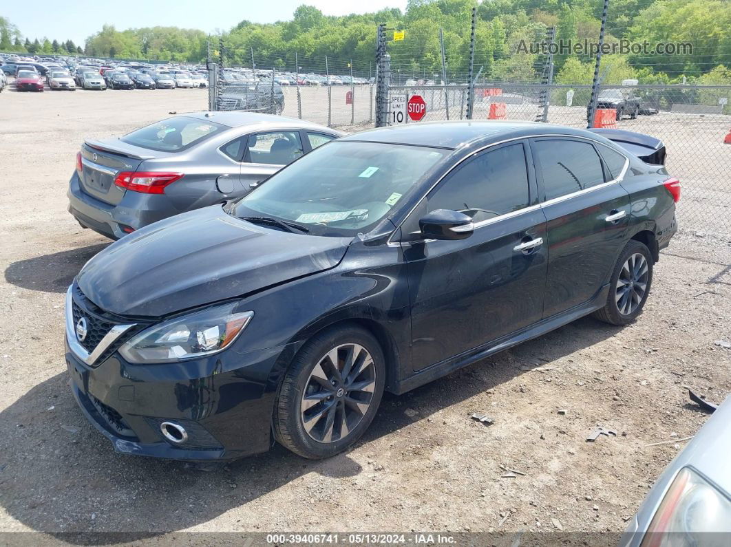 2019 Nissan Sentra Sr Black vin: 3N1AB7AP1KY314030