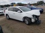 2019 Nissan Sentra S White vin: 3N1AB7AP1KY327148