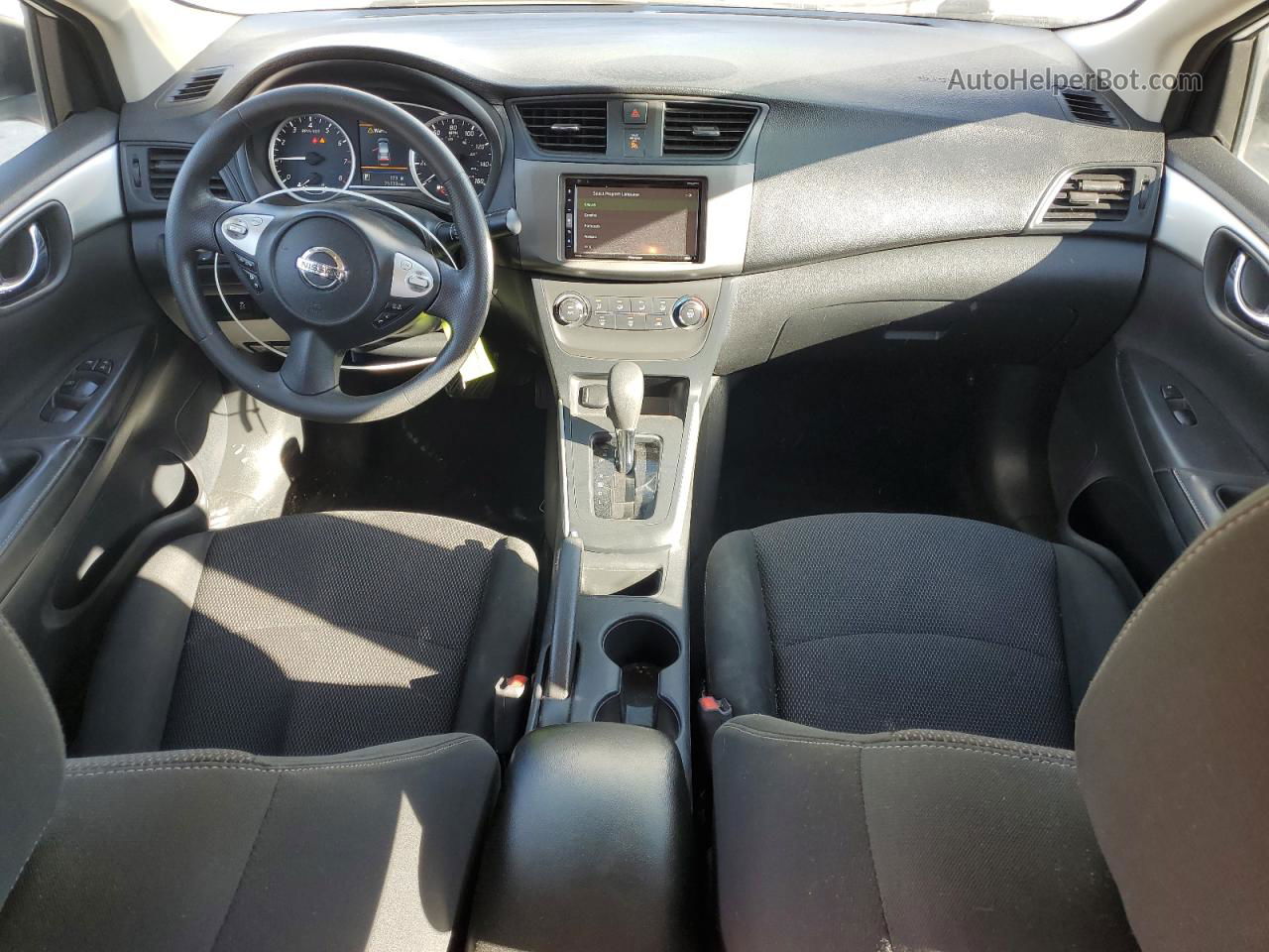 2019 Nissan Sentra S White vin: 3N1AB7AP1KY344855