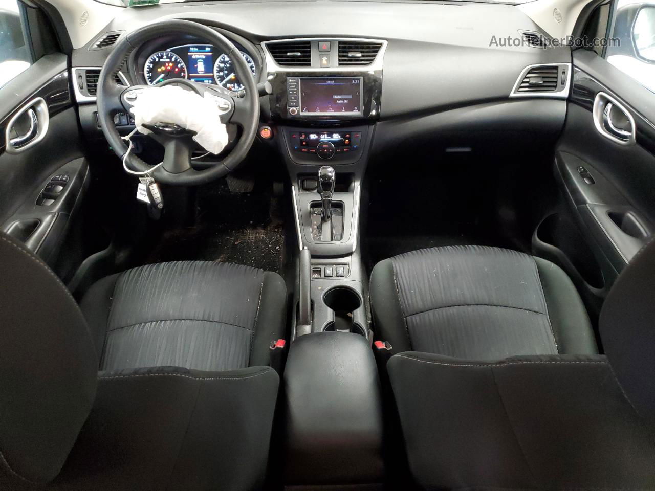 2019 Nissan Sentra S Серебряный vin: 3N1AB7AP1KY363535