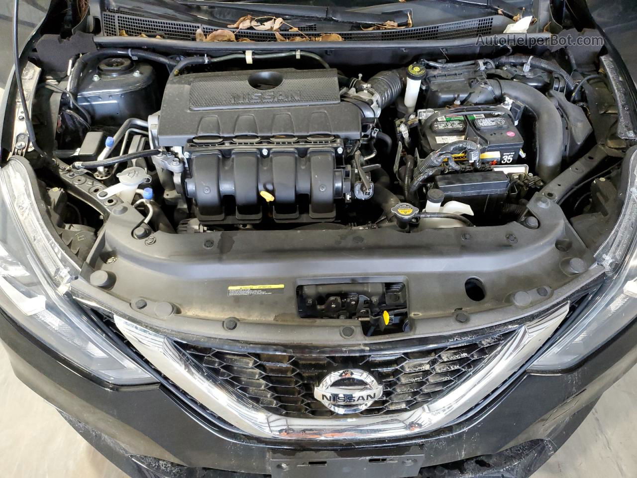 2019 Nissan Sentra S Черный vin: 3N1AB7AP1KY371781