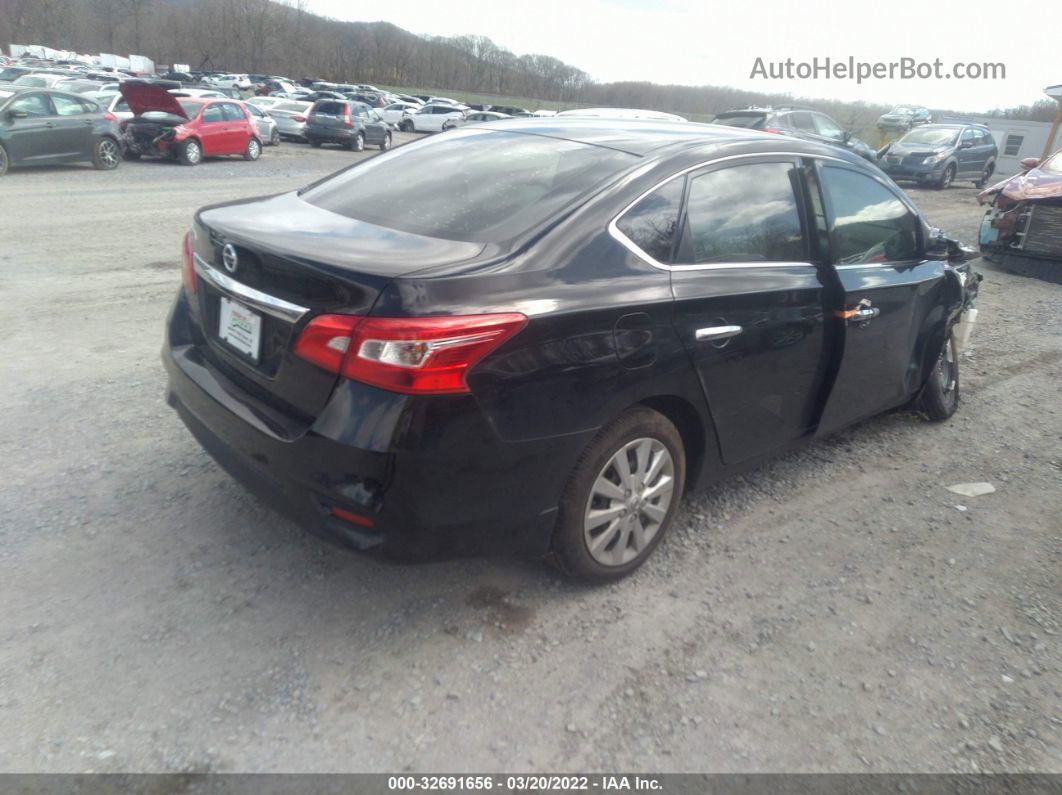 2019 Nissan Sentra S Black vin: 3N1AB7AP1KY387270