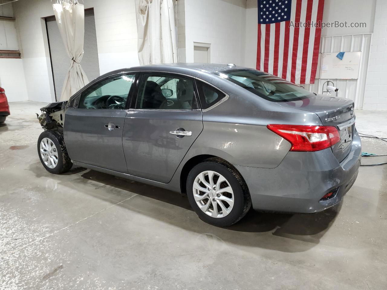 2019 Nissan Sentra S Gray vin: 3N1AB7AP1KY389889