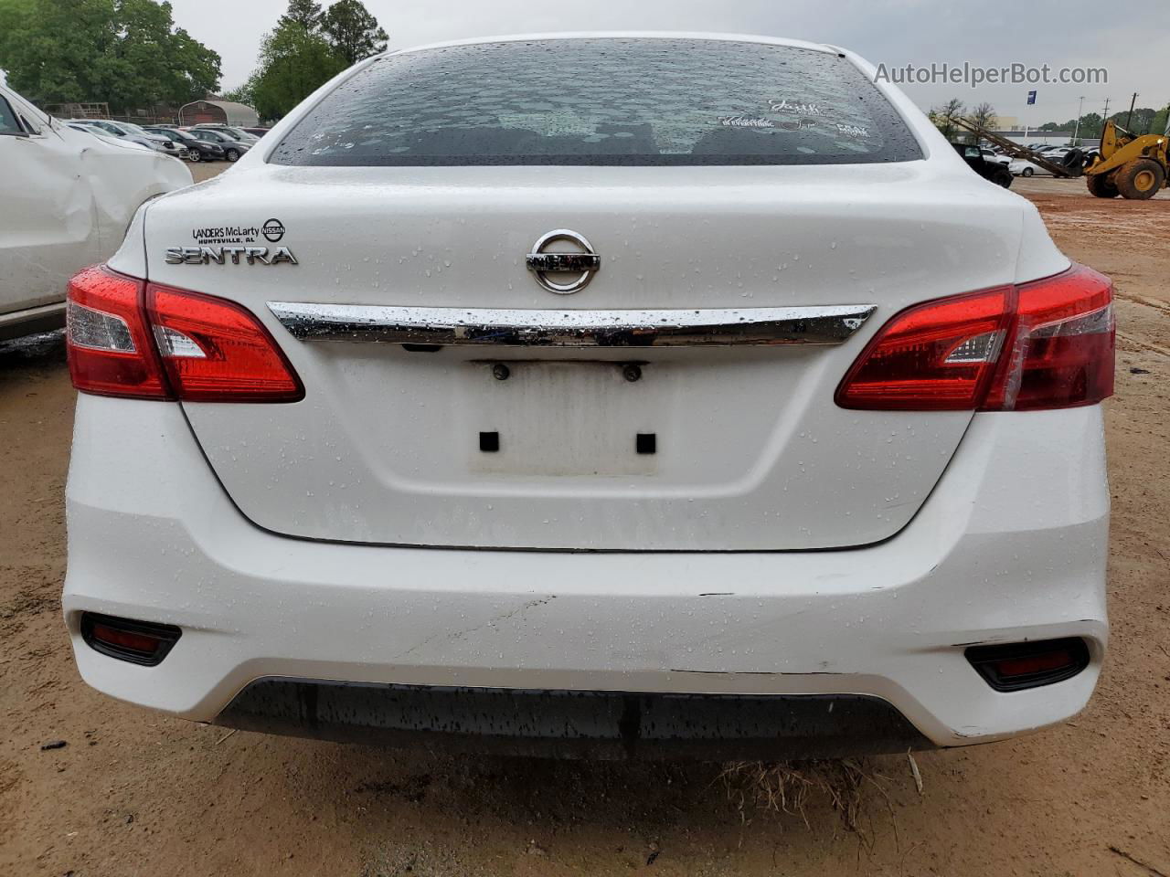 2019 Nissan Sentra S White vin: 3N1AB7AP1KY394185