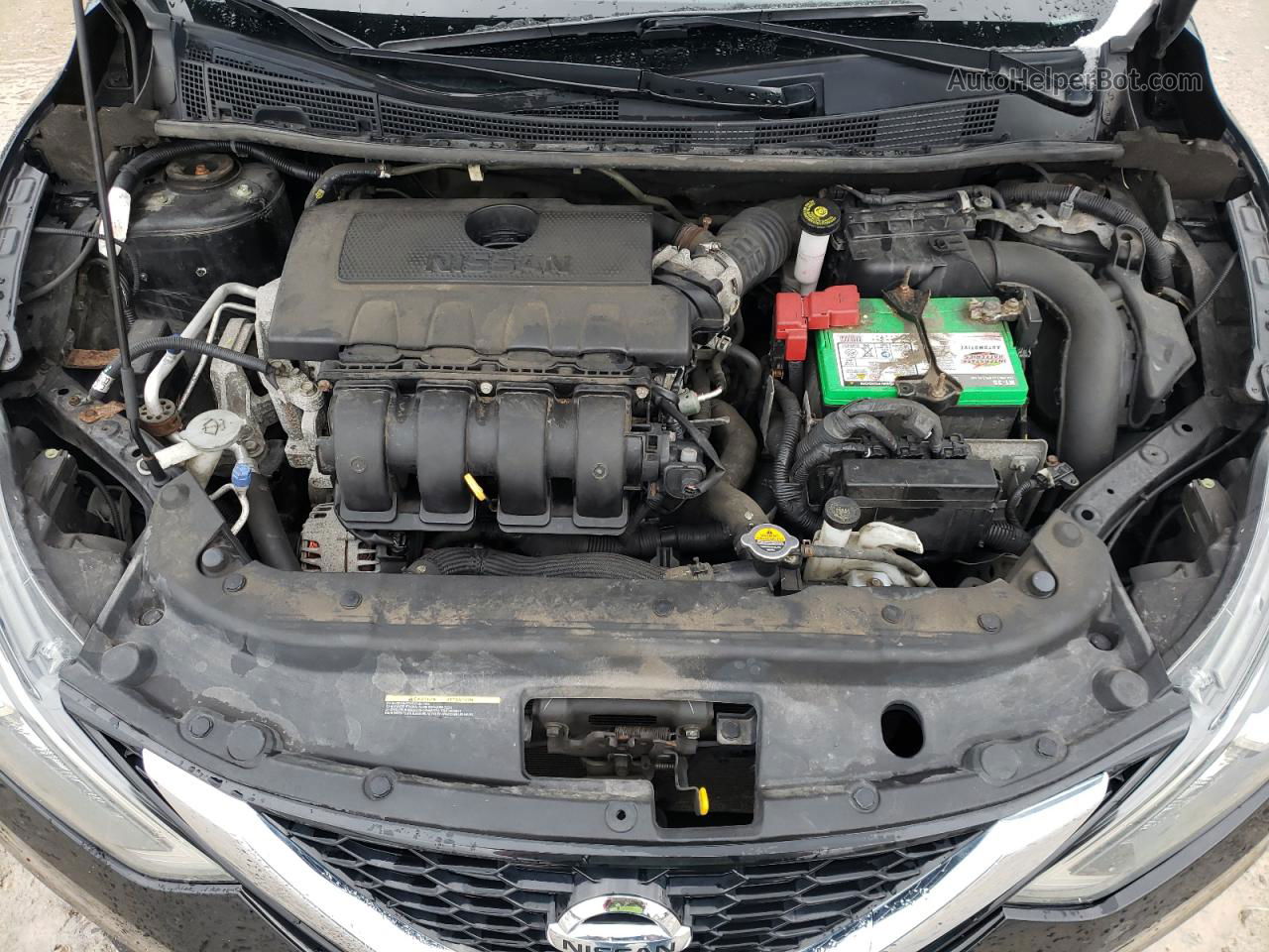 2019 Nissan Sentra S Черный vin: 3N1AB7AP1KY401460