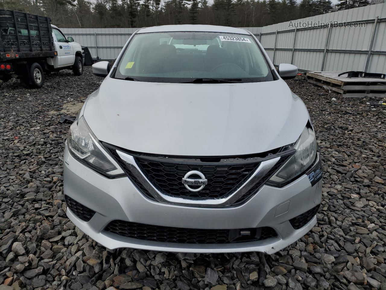 2019 Nissan Sentra S Silver vin: 3N1AB7AP1KY409543