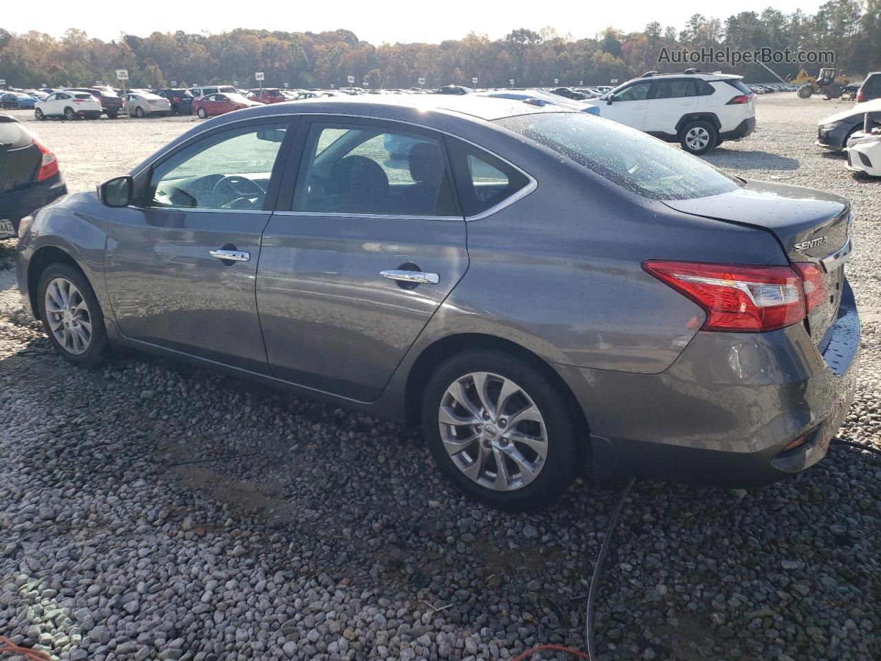 2019 Nissan Sentra S Gray vin: 3N1AB7AP1KY417772