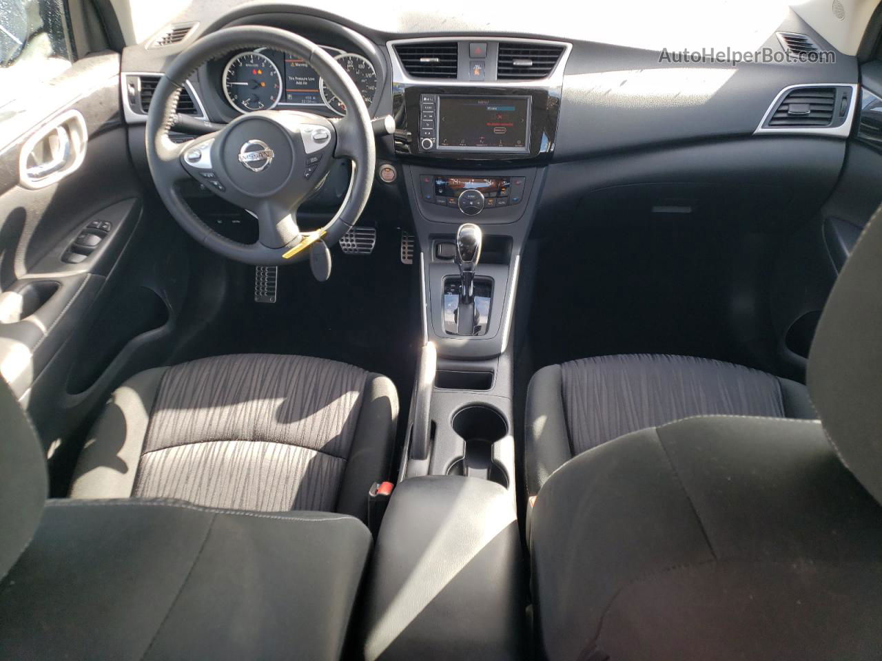 2019 Nissan Sentra S Серый vin: 3N1AB7AP1KY417772