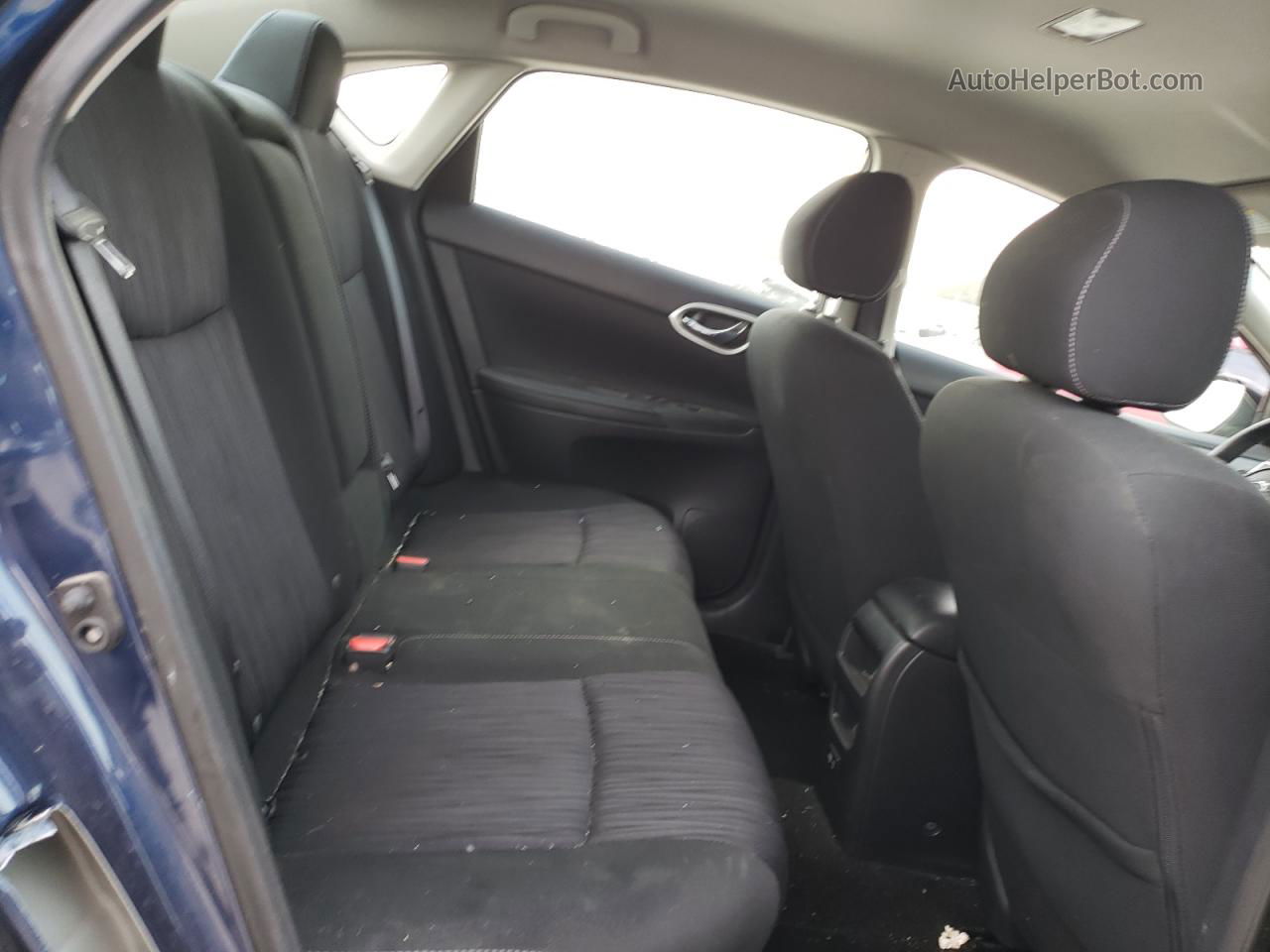 2019 Nissan Sentra S Синий vin: 3N1AB7AP1KY419683