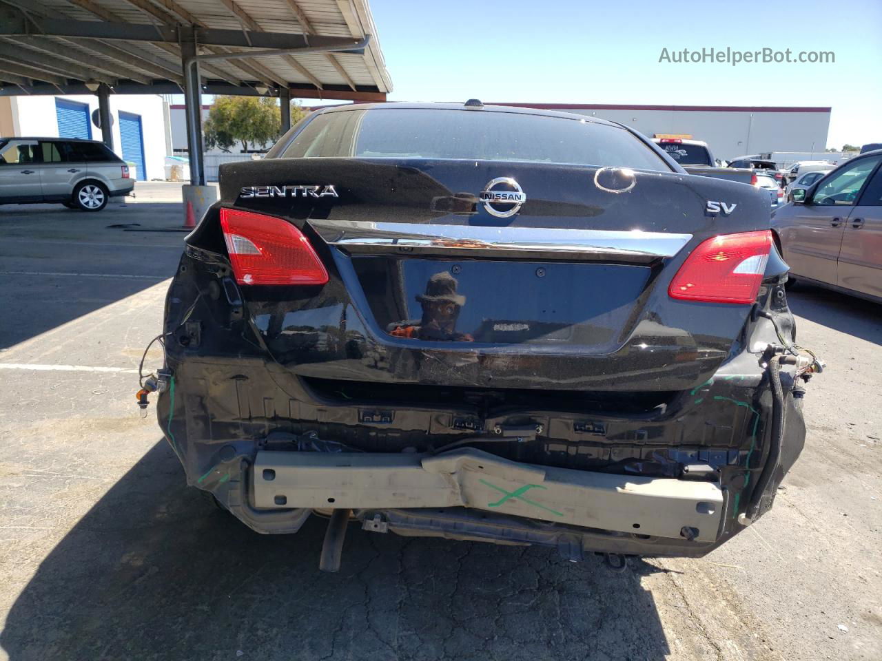 2019 Nissan Sentra S Black vin: 3N1AB7AP1KY450660