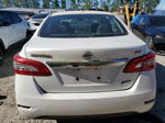 2014 Nissan Sentra S White vin: 3N1AB7AP2EL638198