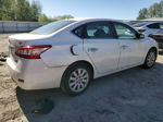 2014 Nissan Sentra S Белый vin: 3N1AB7AP2EL638198