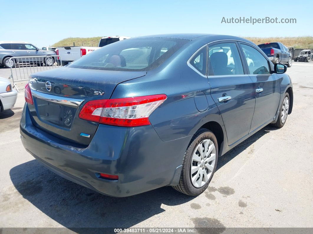 2014 Nissan Sentra Fe+ S/fe+ Sv/s/sl/sr/sv Blue vin: 3N1AB7AP2EL673372