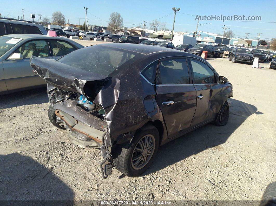 2014 Nissan Sentra S Серый vin: 3N1AB7AP2EL682508