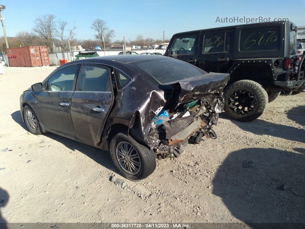 2014 Nissan Sentra S Серый vin: 3N1AB7AP2EL682508