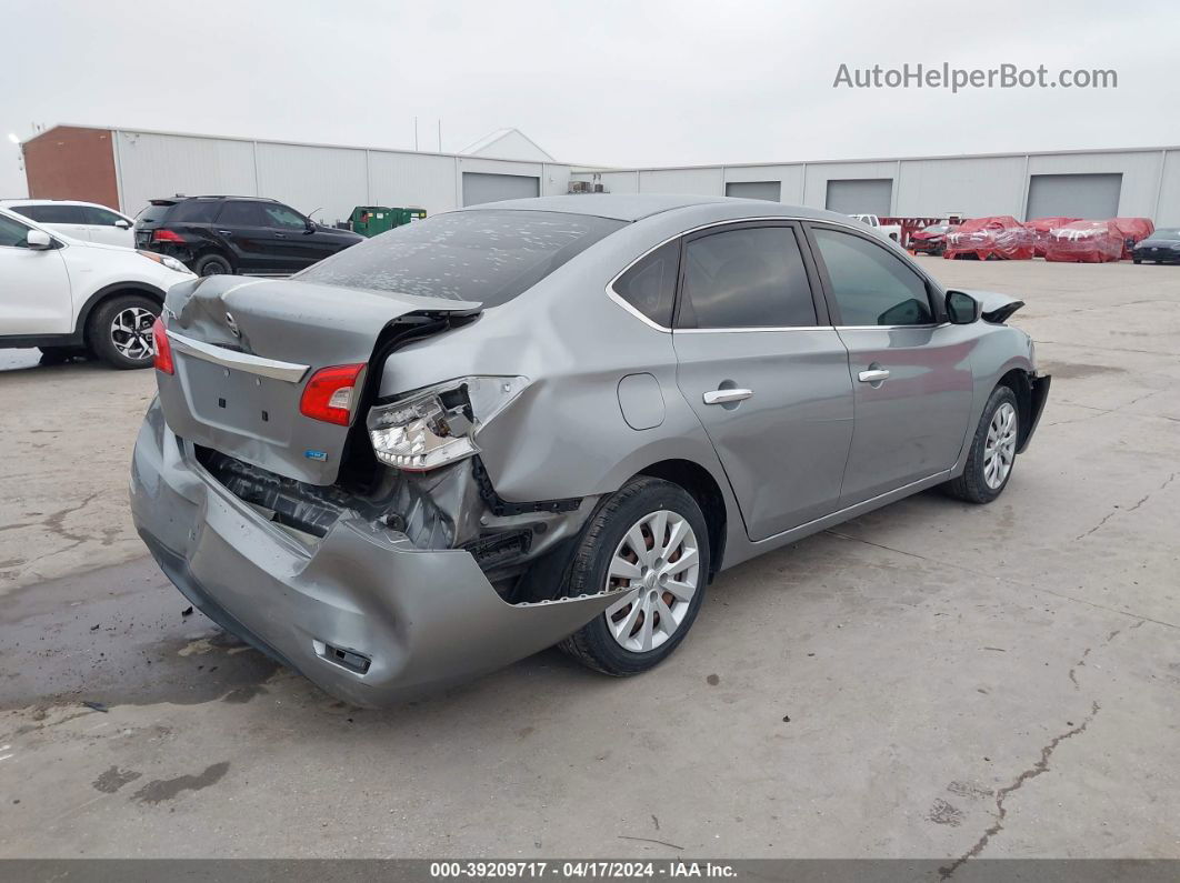 2014 Nissan Sentra S Silver vin: 3N1AB7AP2EL685067