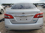 2014 Nissan Sentra S Silver vin: 3N1AB7AP2EY207525